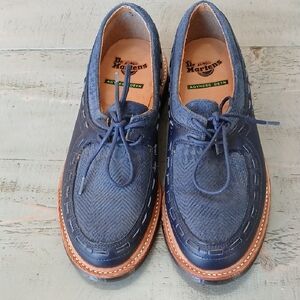 Dr. Martens Dark Blue Women's Oxfords